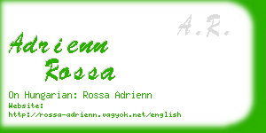 adrienn rossa business card